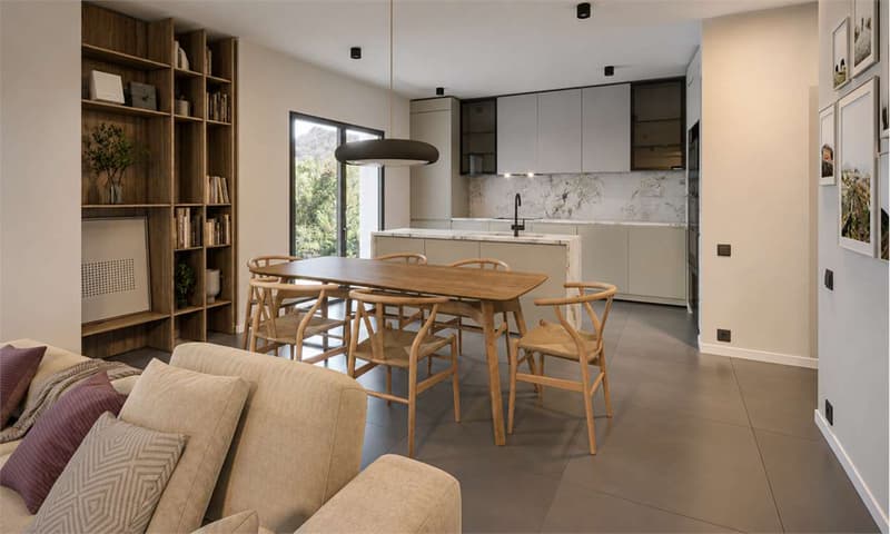 Melano - Nuova villa con 3 camere e giardino privato (5)