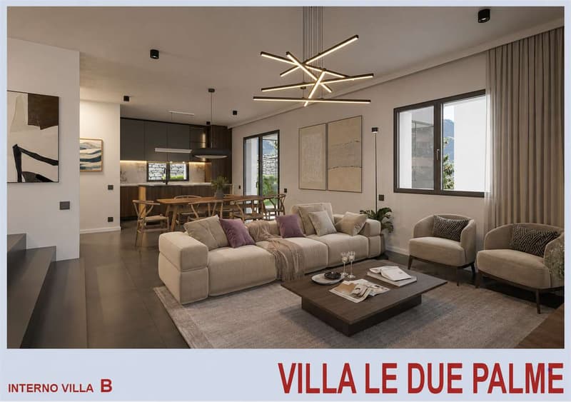 Melano - Nuova villa con giardino privato (3)