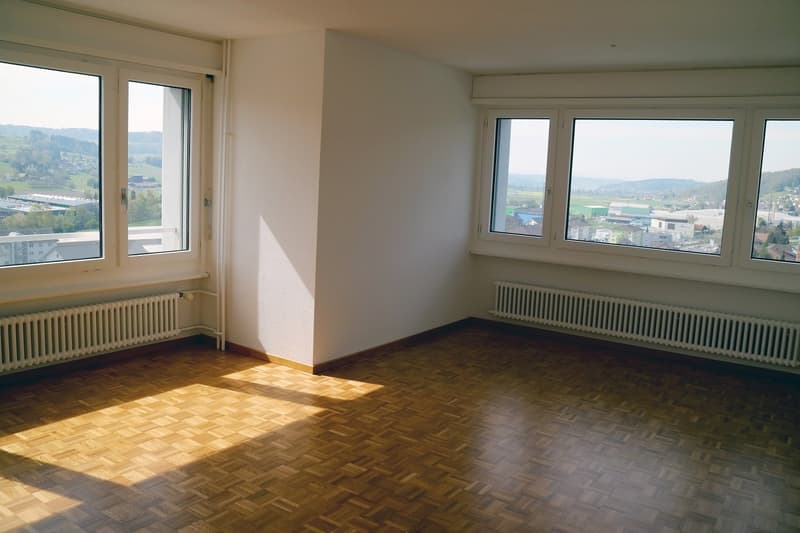 5.5-room apartment above the roofs of Reinach AG (5)