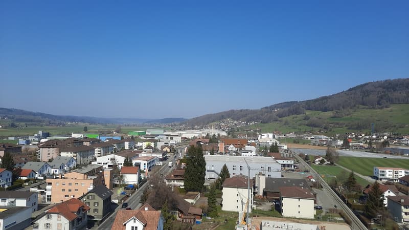 5.5-room apartment above the roofs of Reinach AG (11)