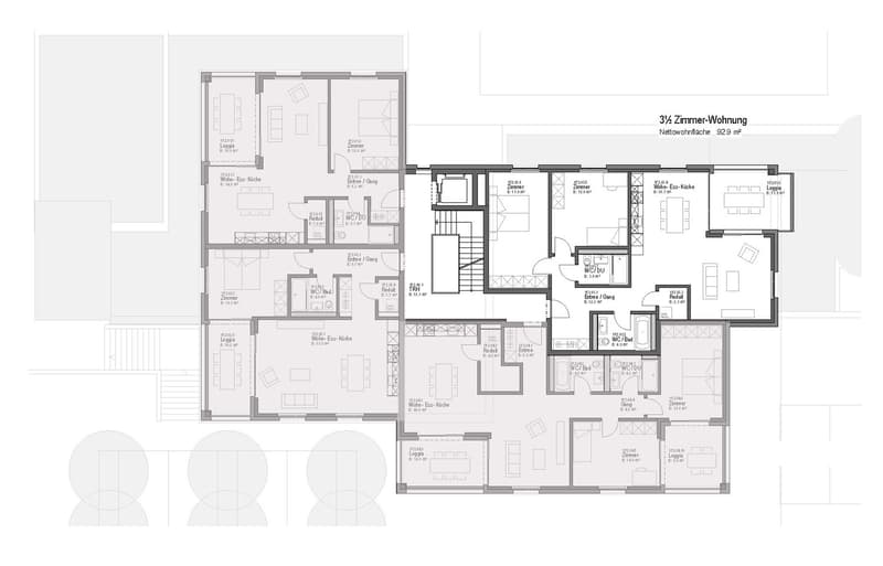 Grundriss Wohnung