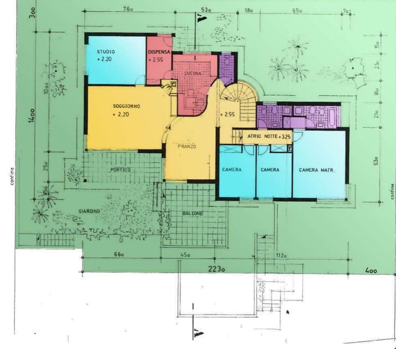 Living room, Kitchen, 3 bedrooms, 2 bathrooms, balcony