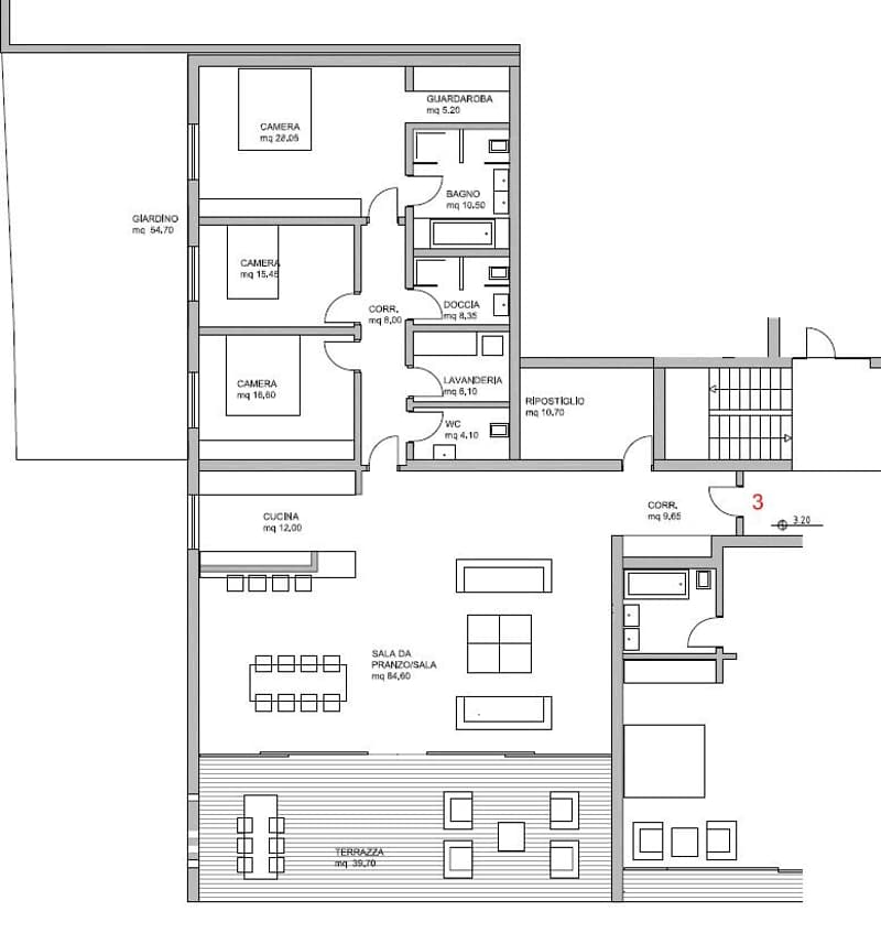 Elegance, Design, and Luxury: Spacious 4.5-Room Apartment with Terrace and Magnificent Lake View (15)