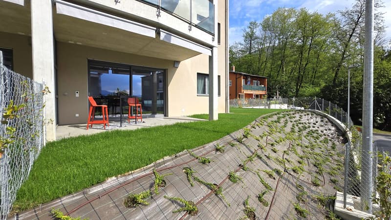 Modern and quiet rooms – 3.5 rooms with garden (2)