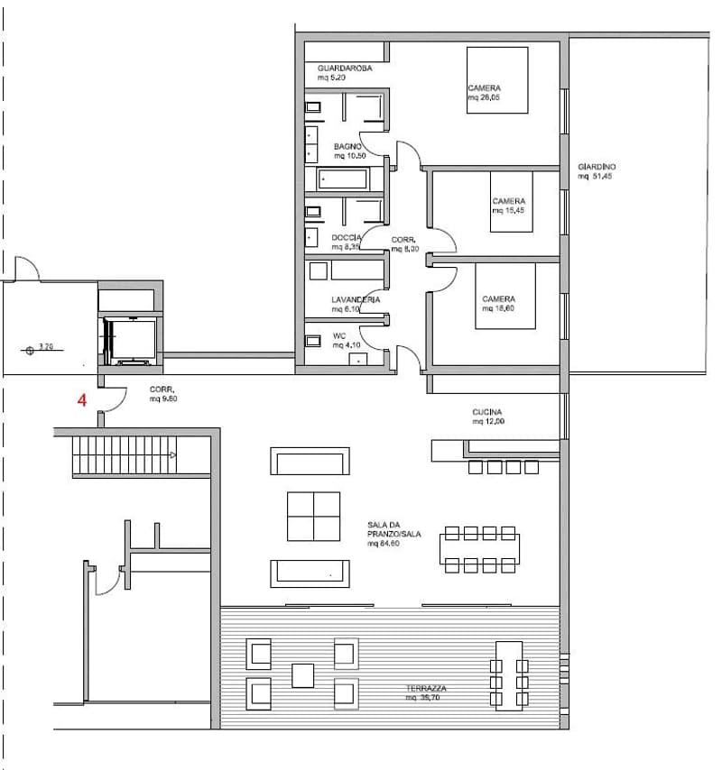 Eleganz, Design und Luxus: Geräumige 4,5-Zimmer-Wohnung mit Terrasse und herrlichem Seeblick (15)