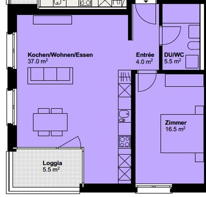 Moderne 2.5 Zimmer-Wohnung im Stadtkern! (9)