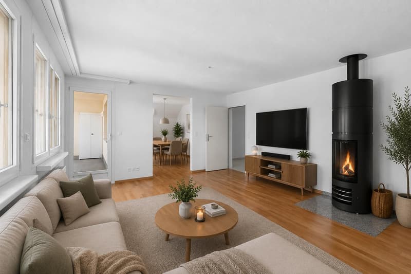 Beautiful 4.0 room apartment in Erlenbach (2)