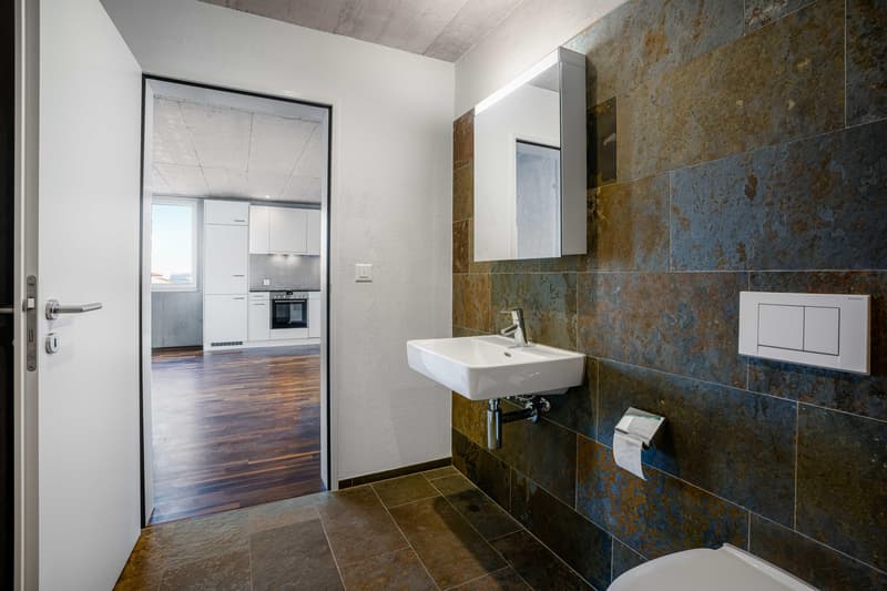 Appartement lumineux 2.5 pièces avec cuisine moderne et espace de séjour privé (6)