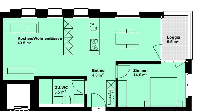 Appartement 2.5 pièces à Rorschach (8)