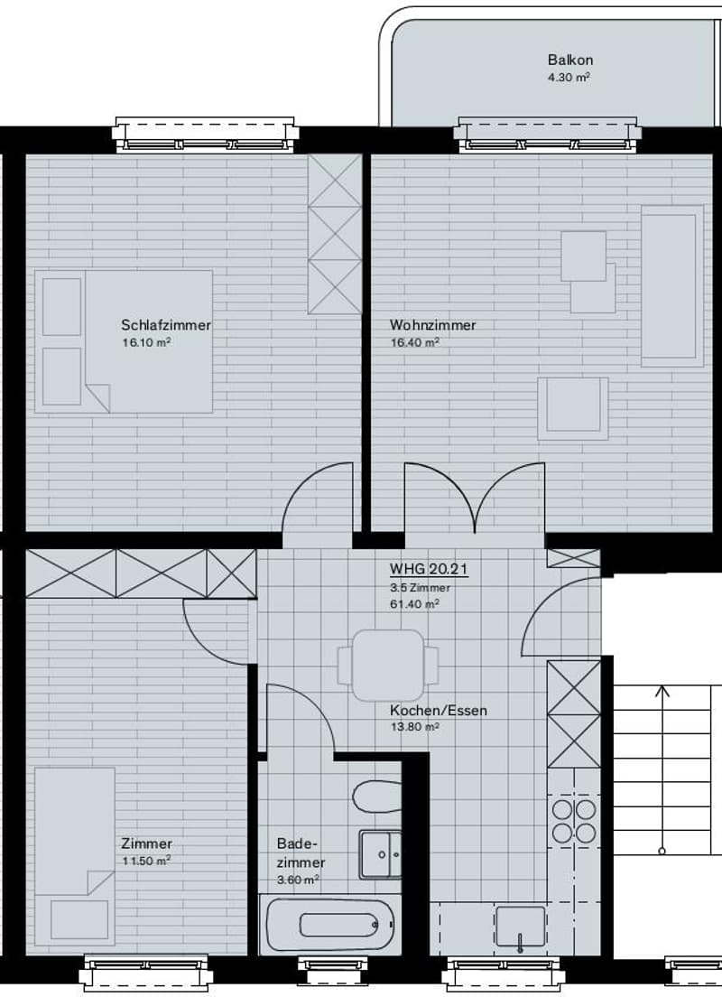 Appartamento di 3,5 locali a Schaffhausen (7)