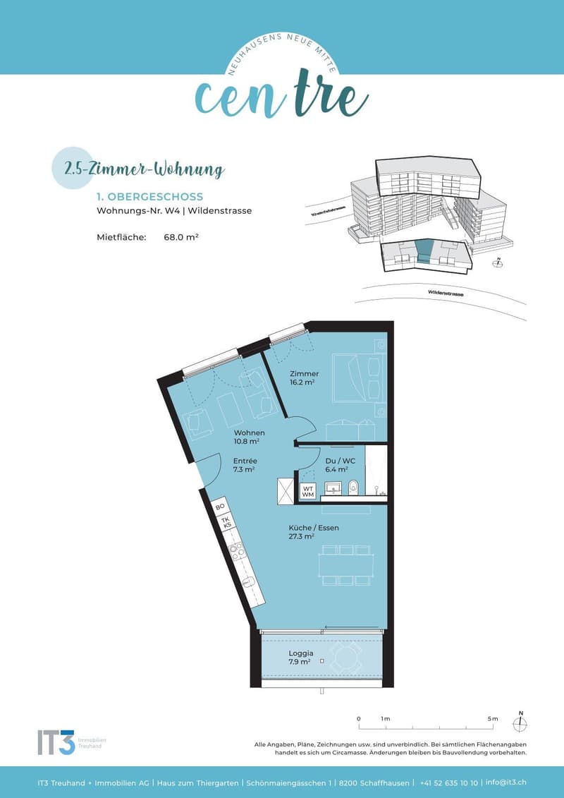 Moderne 2.5-Zimmer-Wohnung im Herzen von Neuhausen! (9)