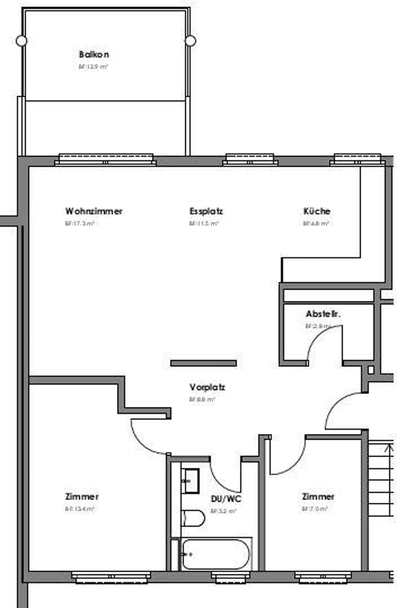 3.5 Zimmerwohnung in Schaffhausen (8)