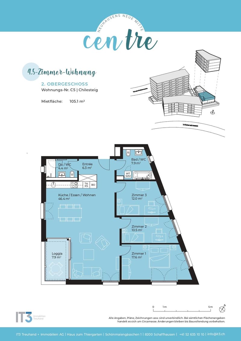 Modern 4.5-room apartment in the heart of Neuhausen! (13)