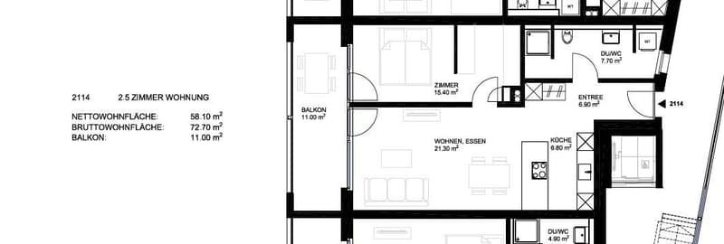 Central 2.5 room apartment in Bürglen TG (10)