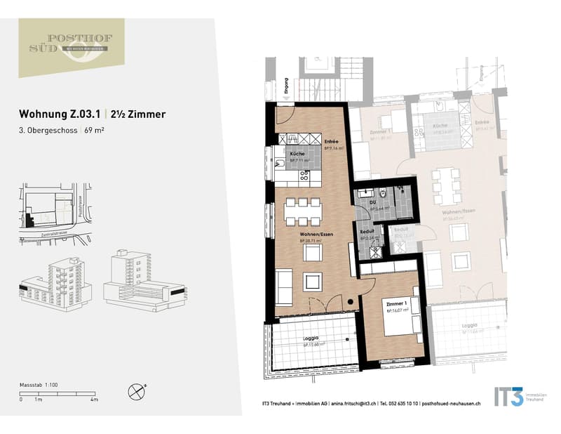 Moderne 2.5-Zimmer-Wohnung in Neuhausen am Rheinfall (11)