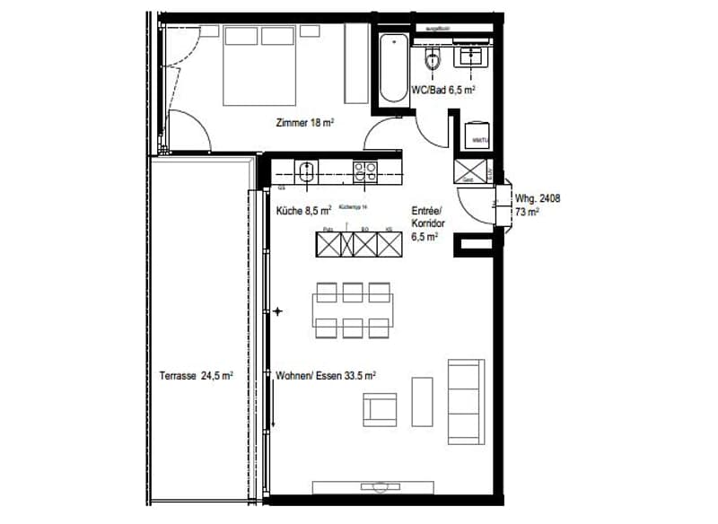 Ihr neues Zuhause in Zürich  2.5-Zimmerwohnung (7)