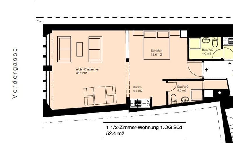 1.5 Zimmerwohnung in Schaffhausen (7)
