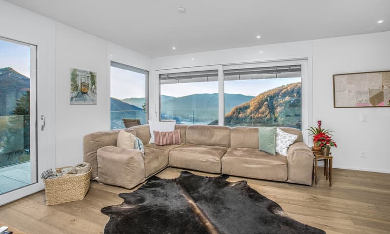 Attic 4.5 rooms furnished with terrace and lake view in Rovio (4)