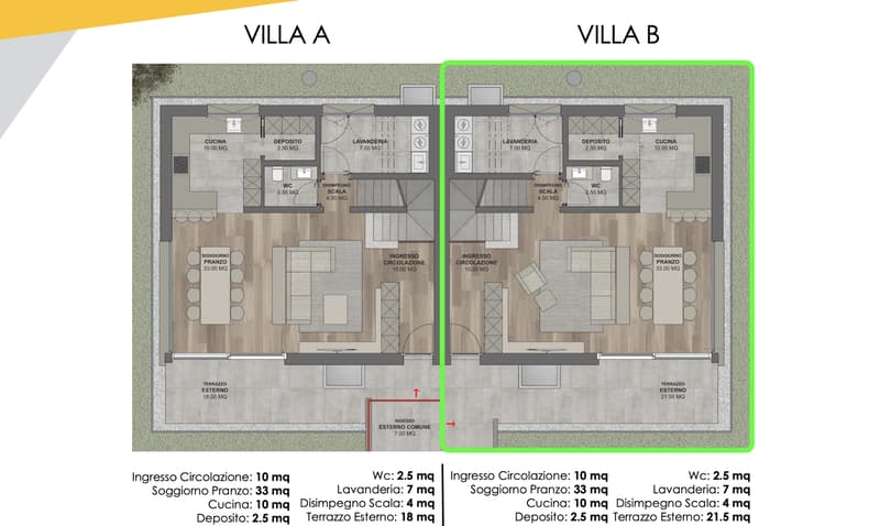 TERRAIN AVEC PROJET APPROUVE POUR DEUX VILLAS A BIASCA (8)