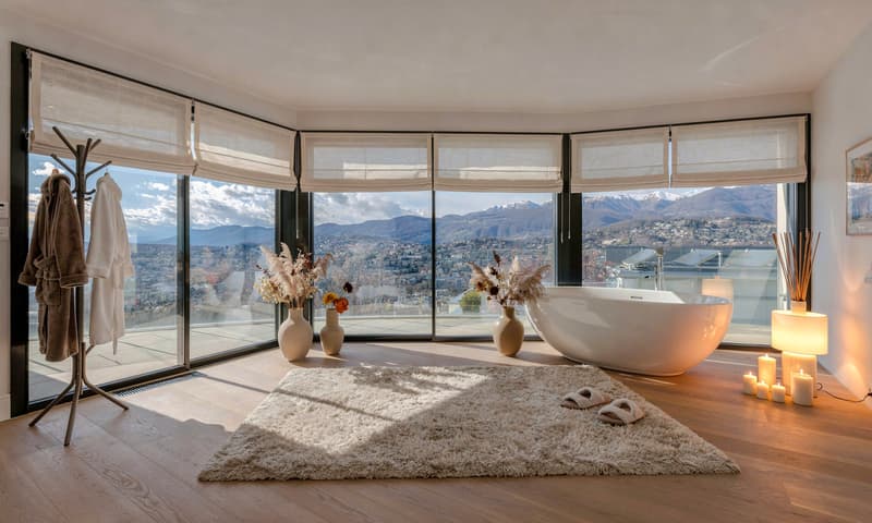 VILLA SPETTACOLARE AVEC PISCINE ET VUE PANORAMIQUE À LUGANO (5)