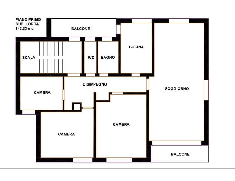 VERMIETUNG 4.5 ZIMMER RENOVIERTE WOHNUNG IN BREGANZONA (10)
