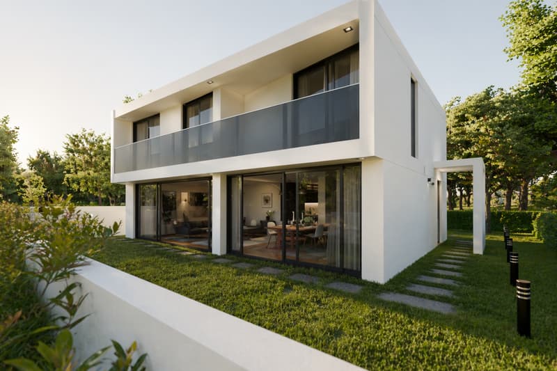 NOUVELLE ET MODERNE VILLA 4.5 PIÈCES AVEC JARDIN À GRAVESANO (1)