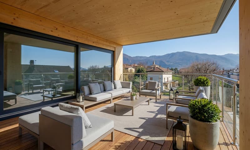 RENT TO BUY - MODERN ATTIC 4.5 WITH TERRACES IN LIGORNETTO (2)