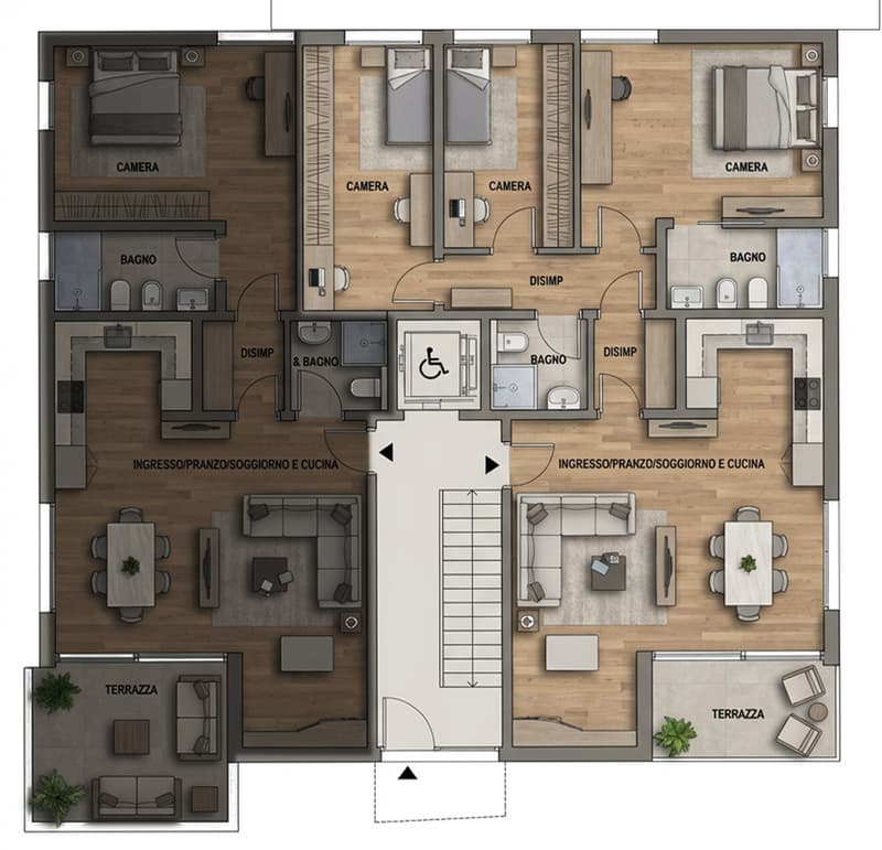 Appartement moderne de 4.5 pièces avec grand jardin privé à Ligornetto (11)