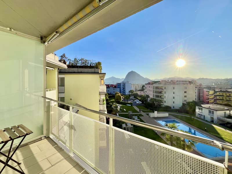 LUMINEUX APPARTMENT 3.5 AVEC GRANDE TERRASSE SUR LE TOIT À PREGASSONA (2)