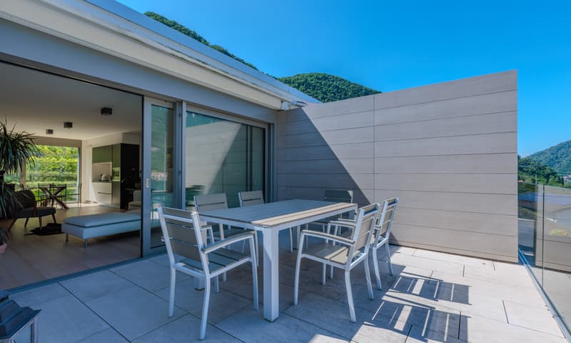 Appartement 3.5 pièces merveilleux avec terrasse et vue sur le lac à Riva San Vitale (3)