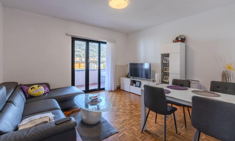 LUMINEUX 5.5 PIÈCES AVEC 2 GRANDS BALCONS ET VUE SUR BELLINZONA (2)