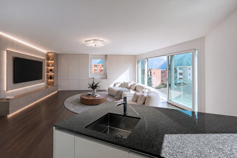 Appartement spacieux et lumineux 4.5 pièces avec toit-terrasse et vue sur le lac à Melide (5)