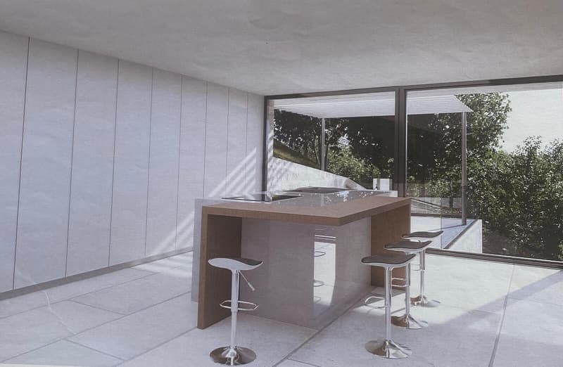 Baumgrundstück mit Seeblick und Projekt für eine Villa in Neggio (7)