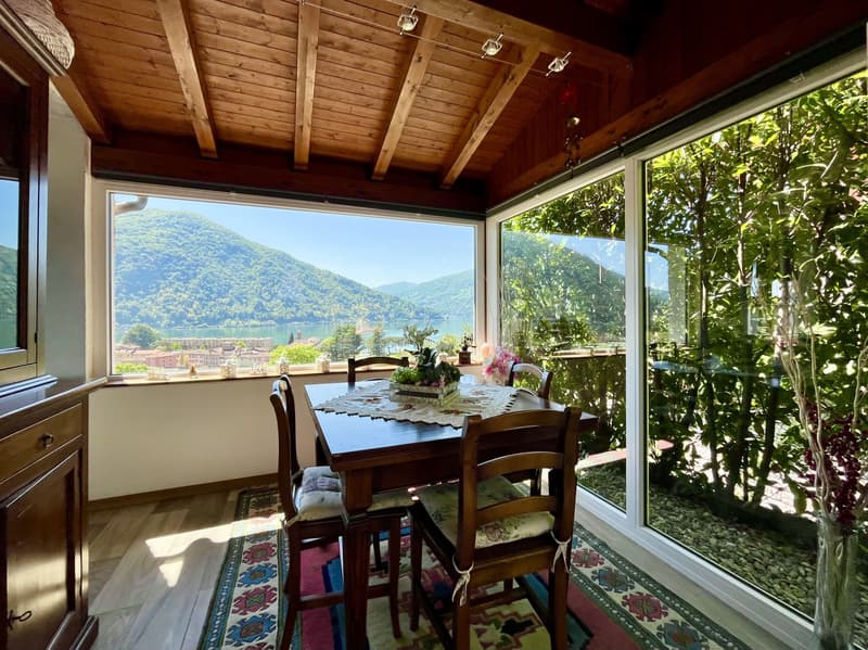 GRAZIOSA CASA BIFAMILIARE 6.5 LOCALI VISTA LAGO A MAROGGIA (3)