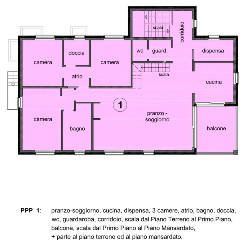 Location: Superbe et spacieux penthouse de 5 pièces à Curio (11)