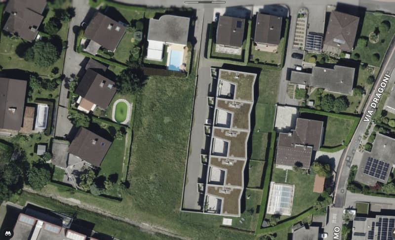 Terrain constructible avec projet approuvé à Gravesano (6)