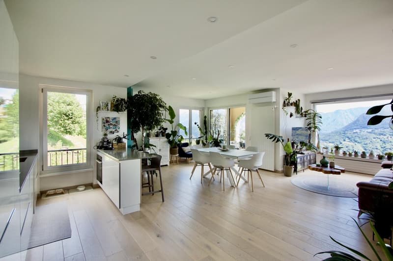 Spacious 3.5-room apartment with terrace and lake view in Vernate (1)