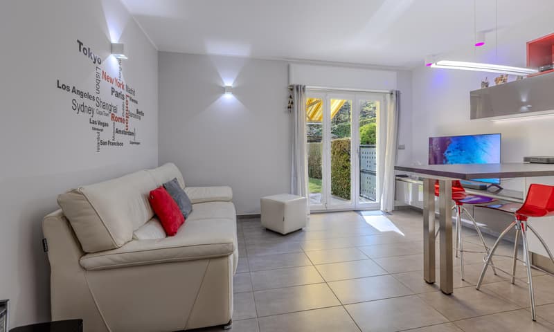 RENT TO BUY - 3.5 LOCALI COME NUOVO CON GIARDINO A CARONA (1)