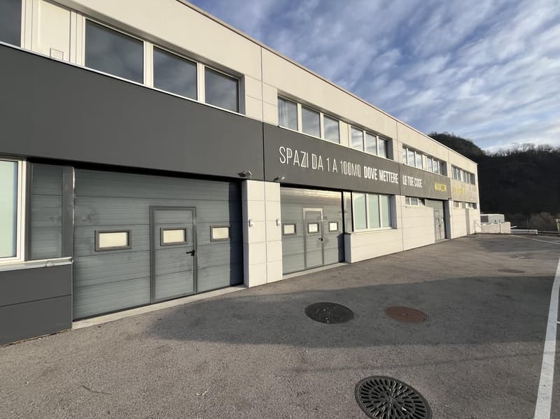 Büro-Atelier Gewerberaum in Bedano zu vermieten (9)