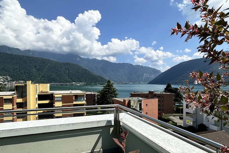Geräumig und helles 4.5-Zimmer-Wohnung mit Dachterrasse und Seeblick in Melide (4)