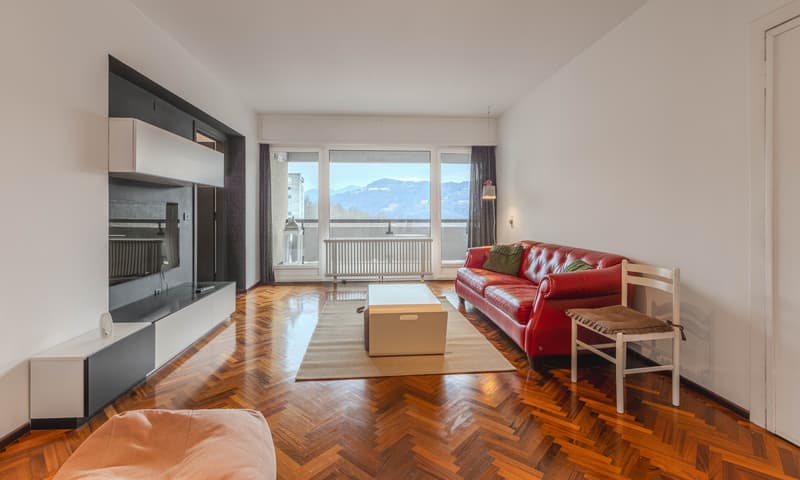GELEGENHEIT - GROßES 3.5 ZIMMER-WOHNUNG MIT GARAGE UND FREIER SICHT AUF LUGANO (1)