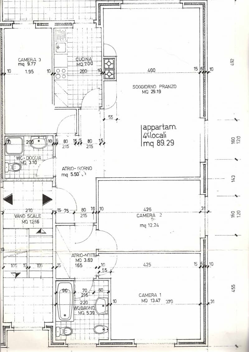Attic Duplex Mansard 5.5 Rooms with Pool in Comano (10)