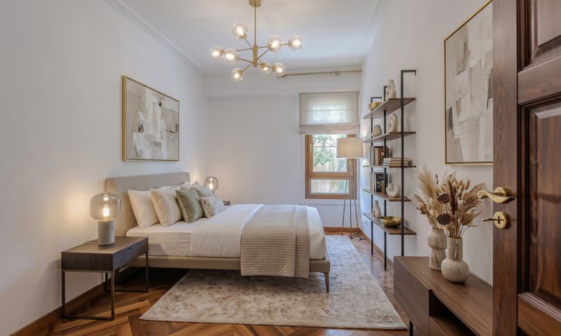 LARGE 4.5 ROOM APARTMENT WITH BALCONY AND POOL IN LUGANO CENTER (8)