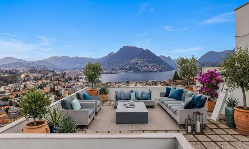 STUPENDIEUX 3.5 PIÈCES APPARTEMENT MEUBLÉ AVEC TERRASSE À PAZZALLO (8)