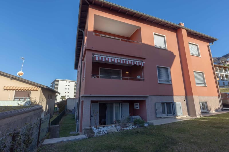 Appartement spacieux et charmant 2.5 pièces avec jardinette à Davesco Soragno (7)