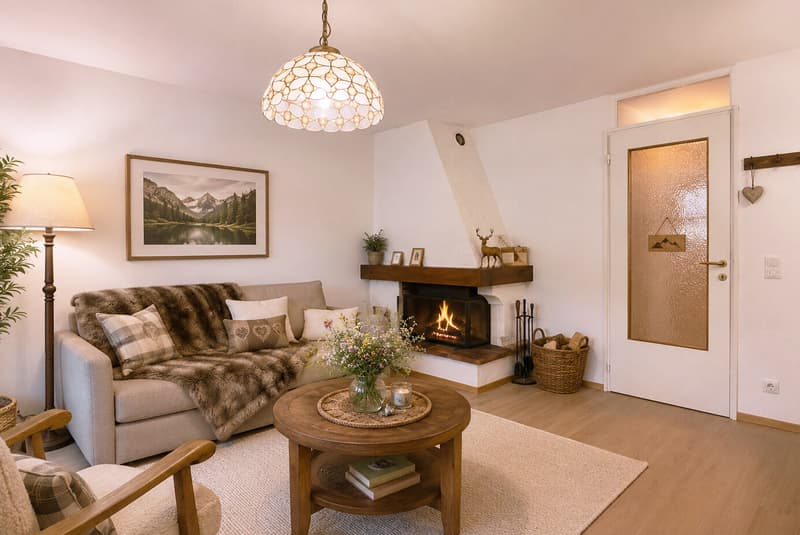 Beautiful 4-room villa with 2 terraces and garden in Arogno (2)