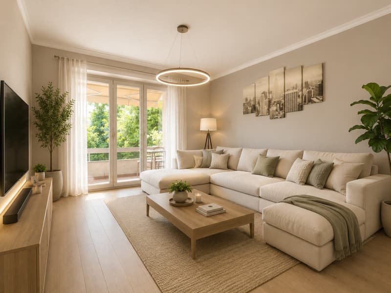 Bright 3.5-room apartment with panoramic view in Savosa (1)