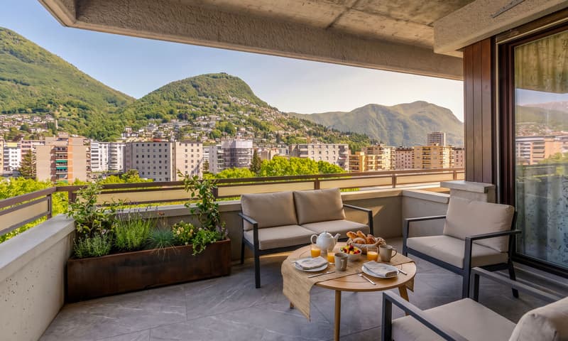 SPACIOUS 5.5 ROOM APARTMENT WITH OPEN VIEW JUST A FEW STEPS FROM LUGANO (8)
