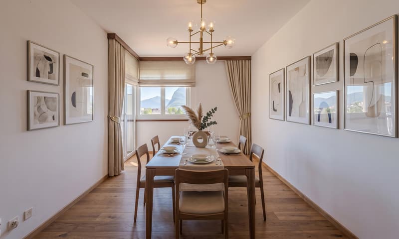SPACIOUS 5.5 ROOM APARTMENT WITH OPEN VIEW JUST A FEW STEPS FROM LUGANO (4)