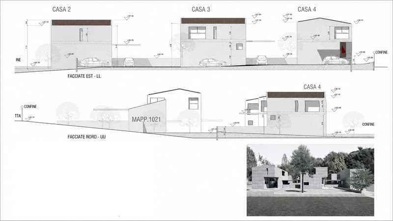 Land with license for 4 villas in Ponte Capriasca (6)